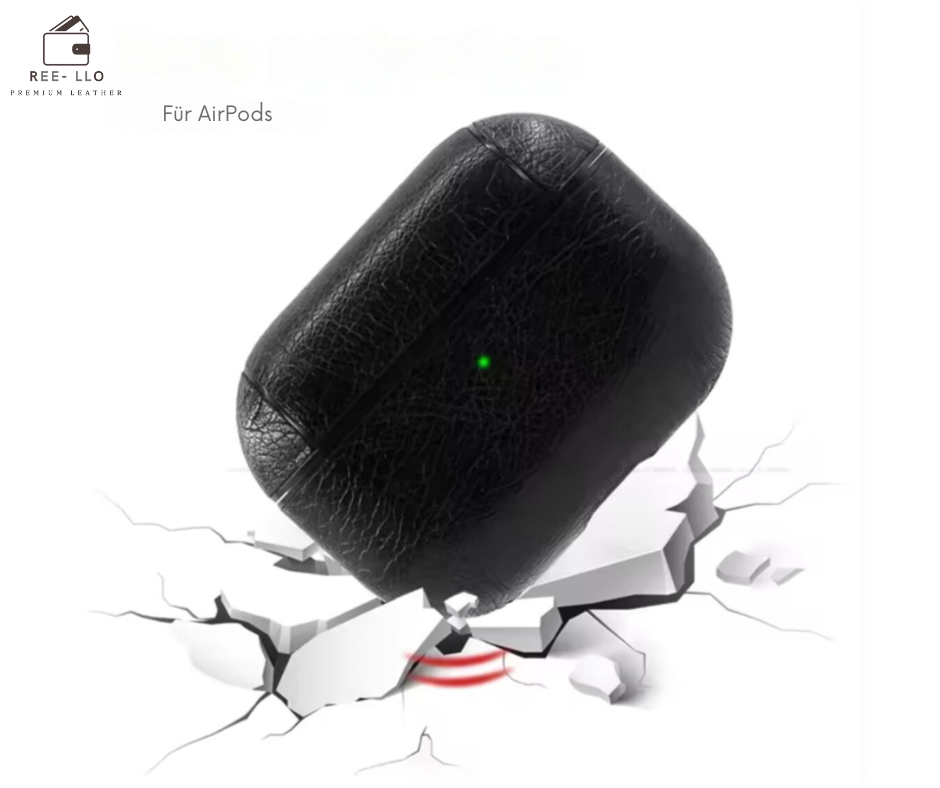 Vintage AirPod Hülle - Leder AirPod Schutzhülle