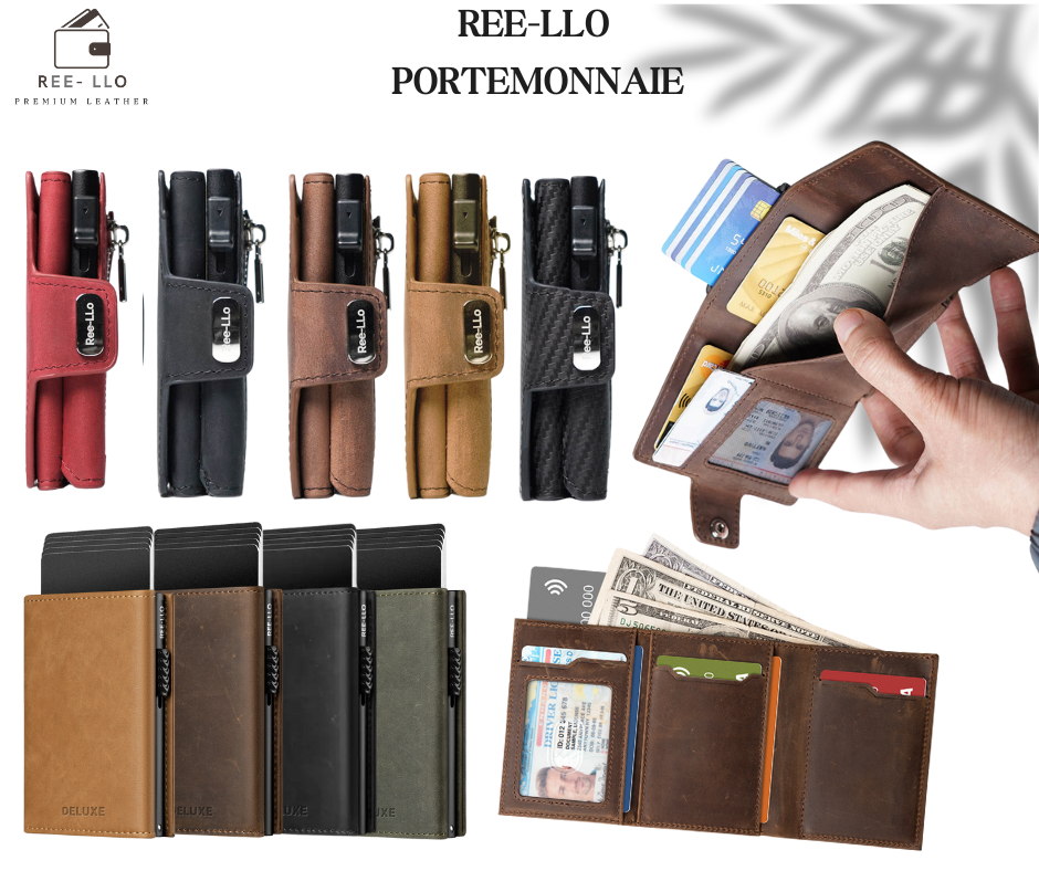 Elegante Leder-Geldbörse